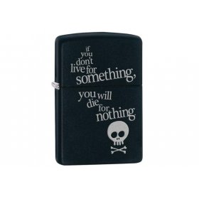 Bricheta Zippo Live For Something Black Matte