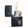 Bricheta Zippo Live For Something Black Matte