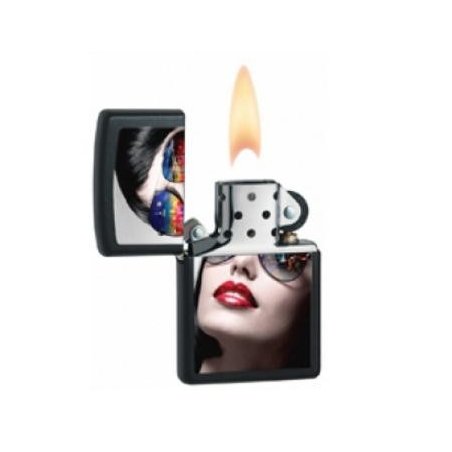 Bricheta Reflective Sunglasses Black Matte