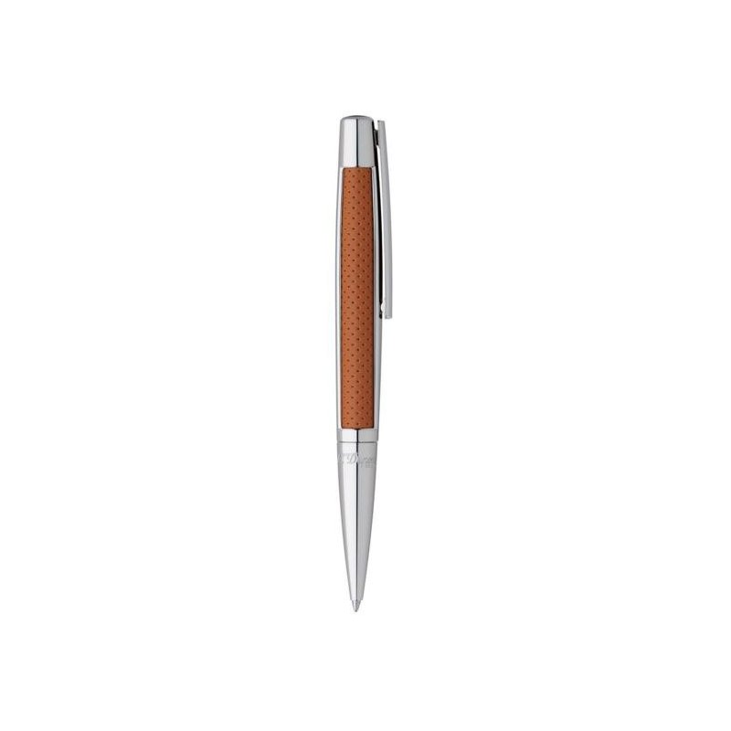 BallPoint S.T. Dupont Defi Palladium Leather Brown