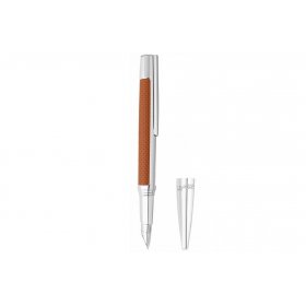 Stilou S.T. Dupont Defi Brown Leather Palladium