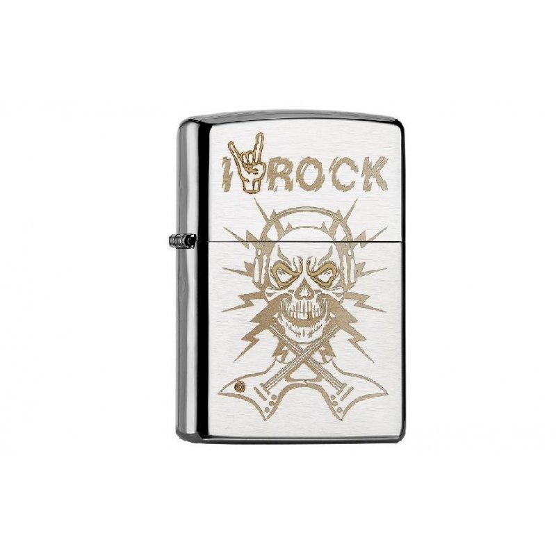 Bricheta ZIPPO 200 Hard Rock Skull