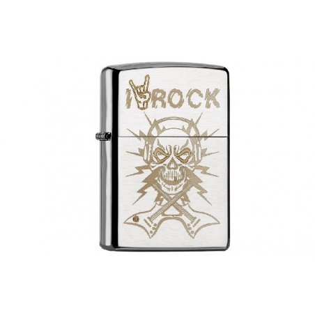 Bricheta ZIPPO 200 Hard Rock Skull