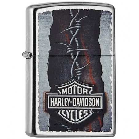 Bricheta ZIPPO 207 Harley Davidson Barbed Wire