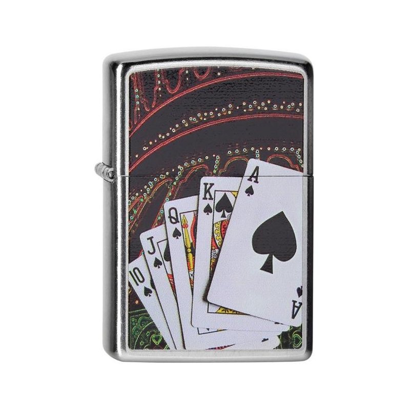 Bricheta ZIPPO 207 Royal Flush
