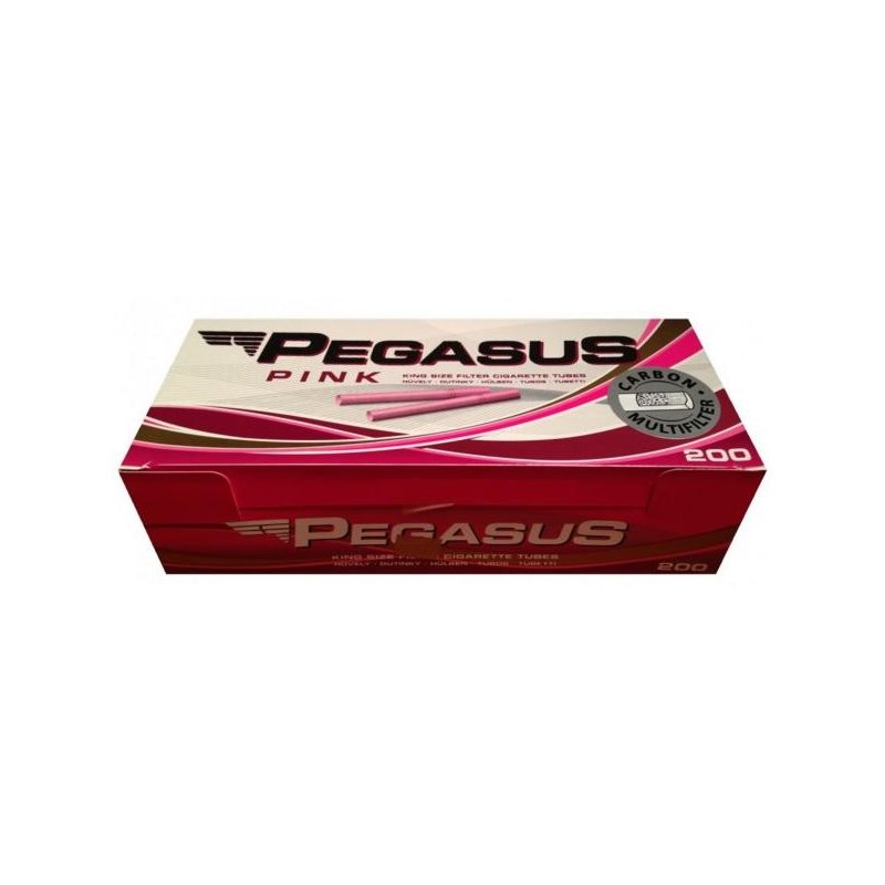 Tuburi tigari Pegasus Pink Multifilter Carbon 200