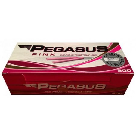 Tuburi tigari Pegasus Pink Multifilter Carbon 200