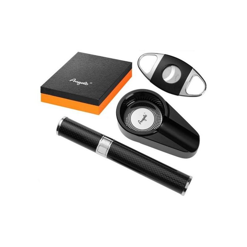 Set accesorii trabuc Angelo Luna Black