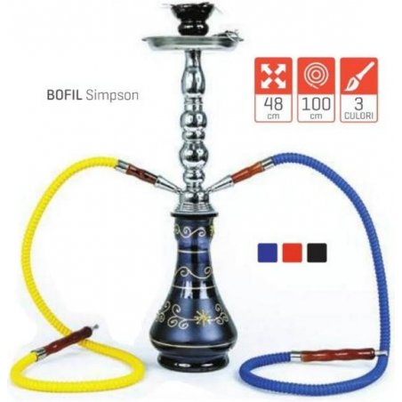 Narghilea Simpson 48cm 2 furtunuri Bofil