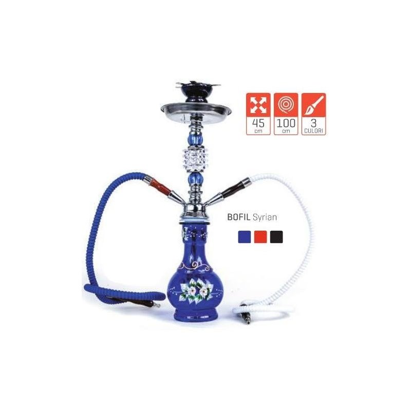 Narghilea Syrian 45cm 2 furtunuri Bofil