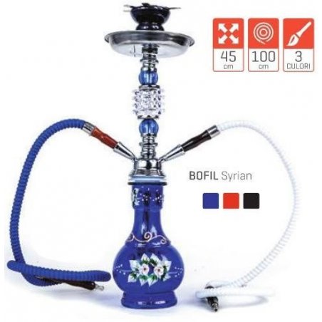 Narghilea Syrian 45cm 2 furtunuri Bofil