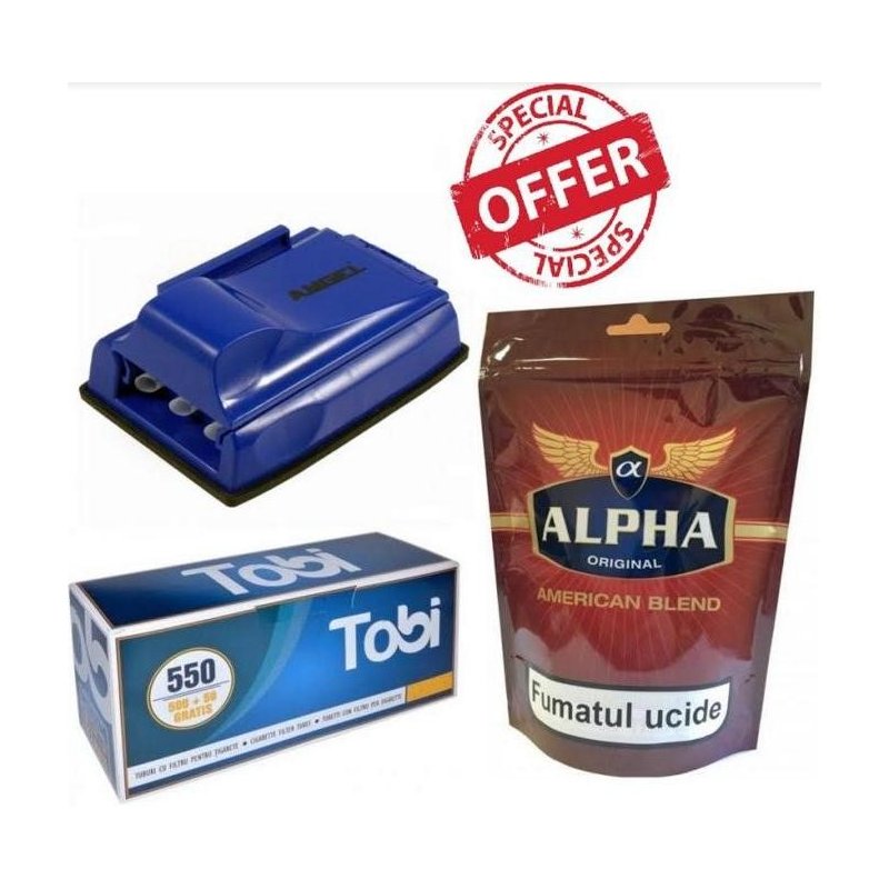 Set de injectat tigari Alpha Complet
