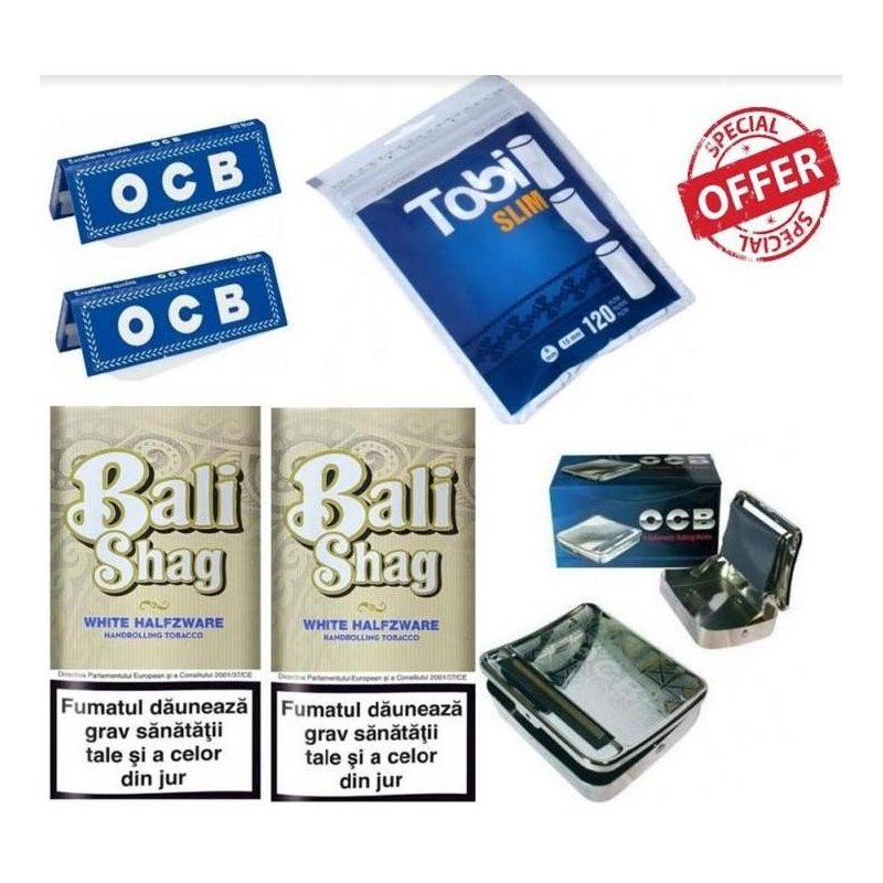 Set de accesorii de rulat Bali White Complet