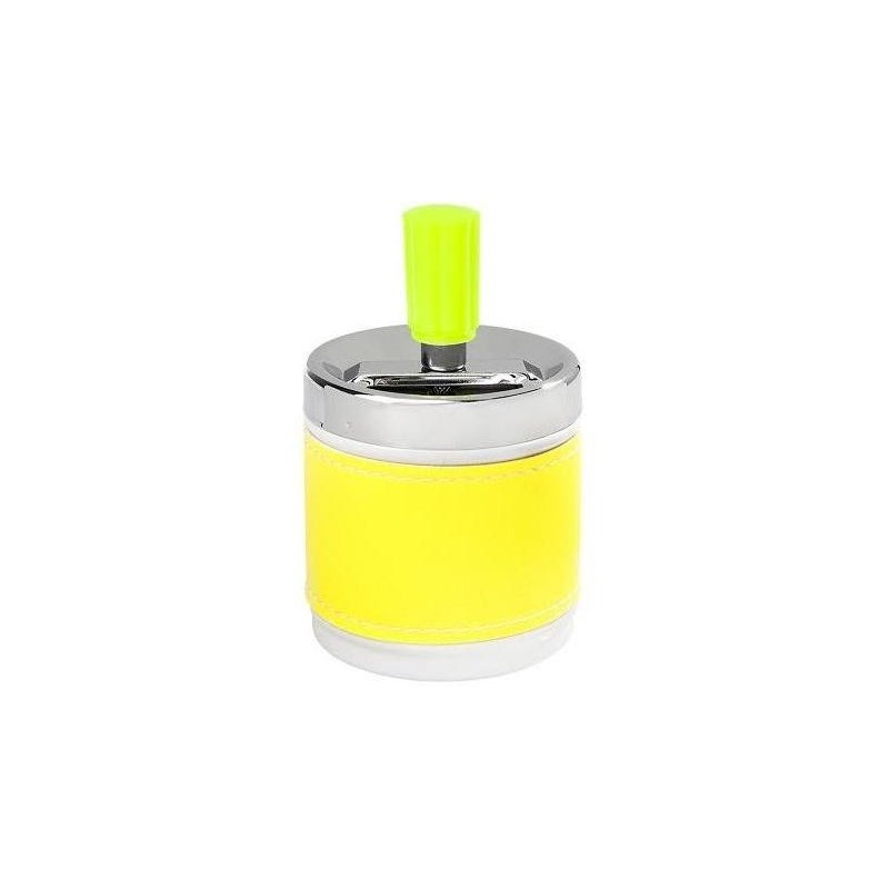 Scrumiera rotativa Angelo galben neon 7 cm