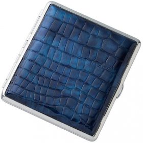 Tabachera Angelo Croc Albastru Cauciuc 20 tigarete