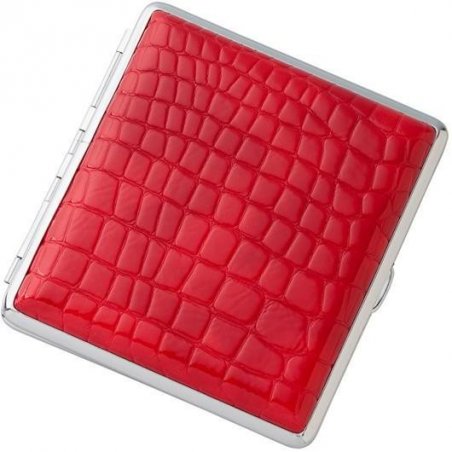 Tabachera Angelo Croc Rosu Cauciuc 20 tigarete