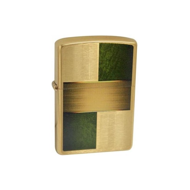 Bricheta Zippo Brushed Brass Solid