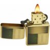 Bricheta Zippo Brushed Brass Solid