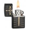 Bricheta Zippo Sword Laser Two Tones Ebony