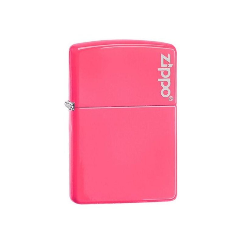 Bricheta Zippo Neon Pink Logo
