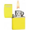 Bricheta Zippo Plain Logo Neon Yellow