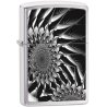 Bricheta Zippo Metal Abstract Brushed Chrome
