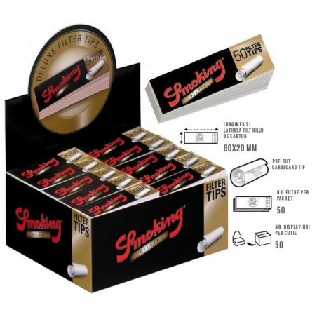Filtre carton Smoking Filters Tip 50 pachete