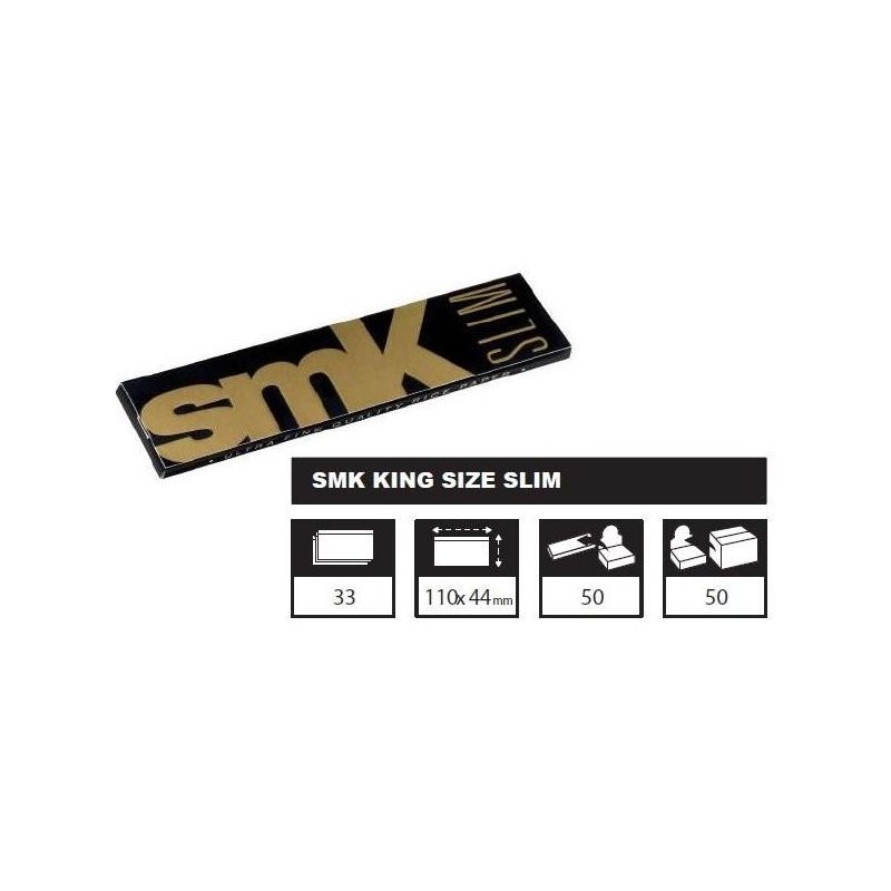 Foite de rulat SMK King Size Slim 50 pachete