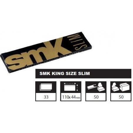 Foite de rulat SMK King Size Slim 50 pachete