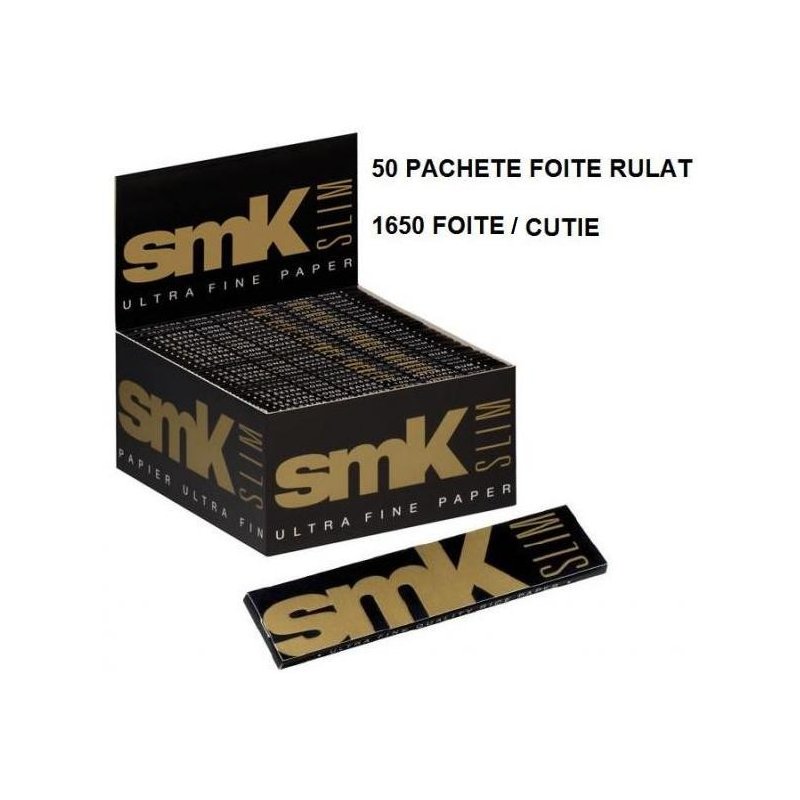 Foite de rulat SMK King Size Slim 50 pachete