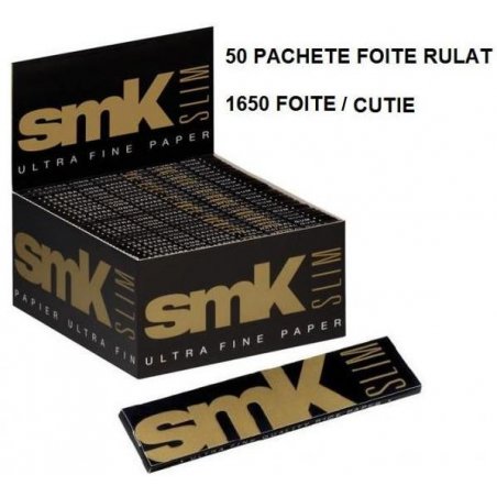Foite de rulat SMK King Size Slim 50 pachete
