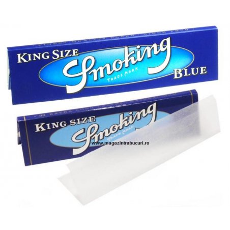 Foite rulat tigari Smoking King Size Blue 33