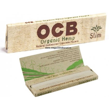 Foite rulat tigari Slim OCB Organic Hemp 32