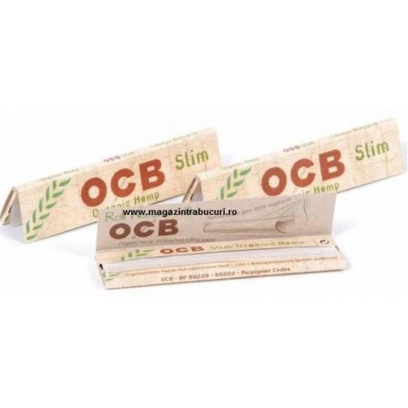 Foite rulat tigari Slim OCB Organic Hemp 32