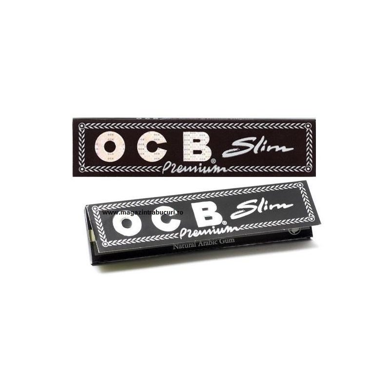 Foite rulat tigari OCB Slim Black 110 mm