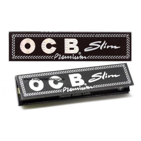 Foite rulat tigari OCB Slim Black 110 mm