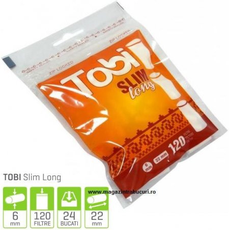 Filtre rulat tigari Tobi Slim Long 120