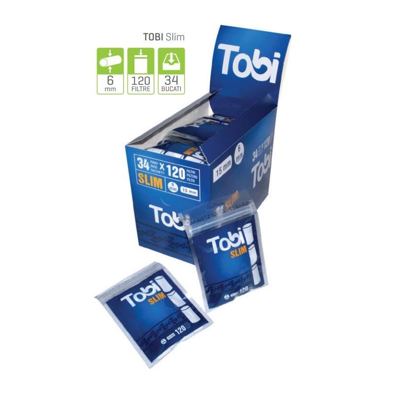 Filtre rulat tigari Tobi Slim 34 pachete