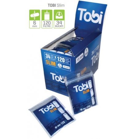 Filtre rulat tigari Tobi Slim 34 pachete