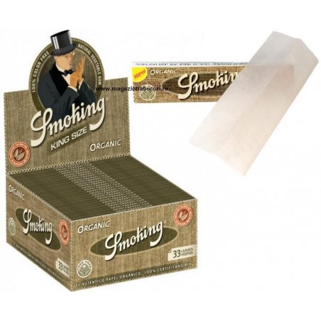 Foite rulat tigari Smoking King Size Organic 50 pachete
