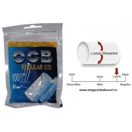 Filtre tigari Standard OCB 100
