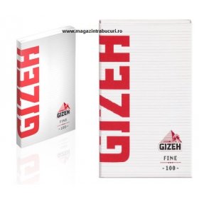 Foite rulat tigari Gizeh Fine Red Magnet 100