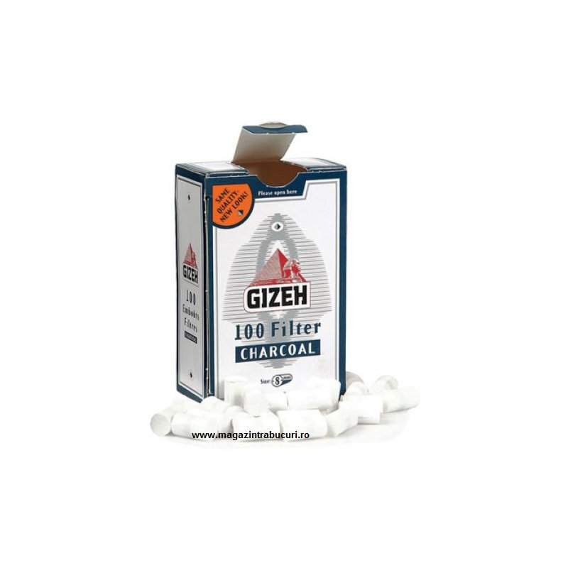 Filtre rulat tigari Gizeh Carbon 100