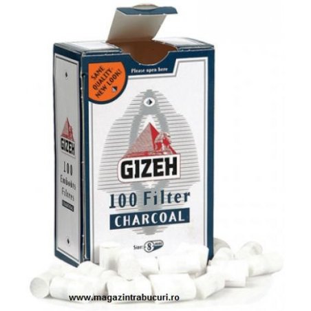 Filtre rulat tigari Gizeh Carbon 100