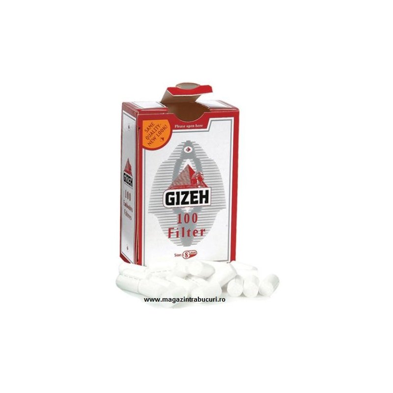 Filtre rulat tigari Gizeh Fine Red 100