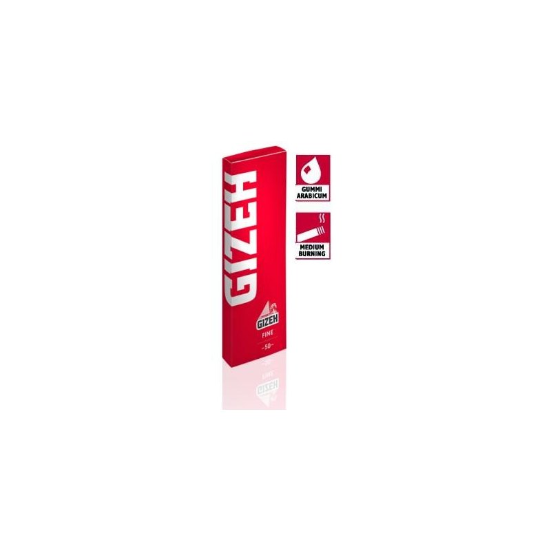Foite rulat tigari Gizeh Fine Red 50