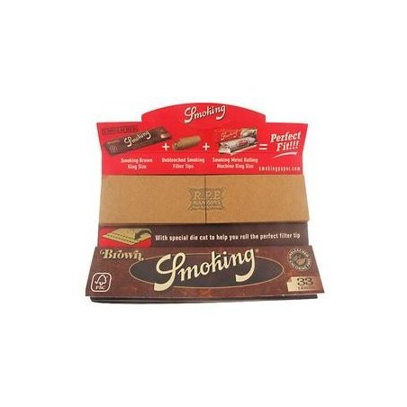 Foite si filtre Smoking King Size Brown Connoissieur 33