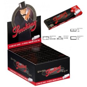 Foite si filtre Smoking King Size De Luxe 24 pachete