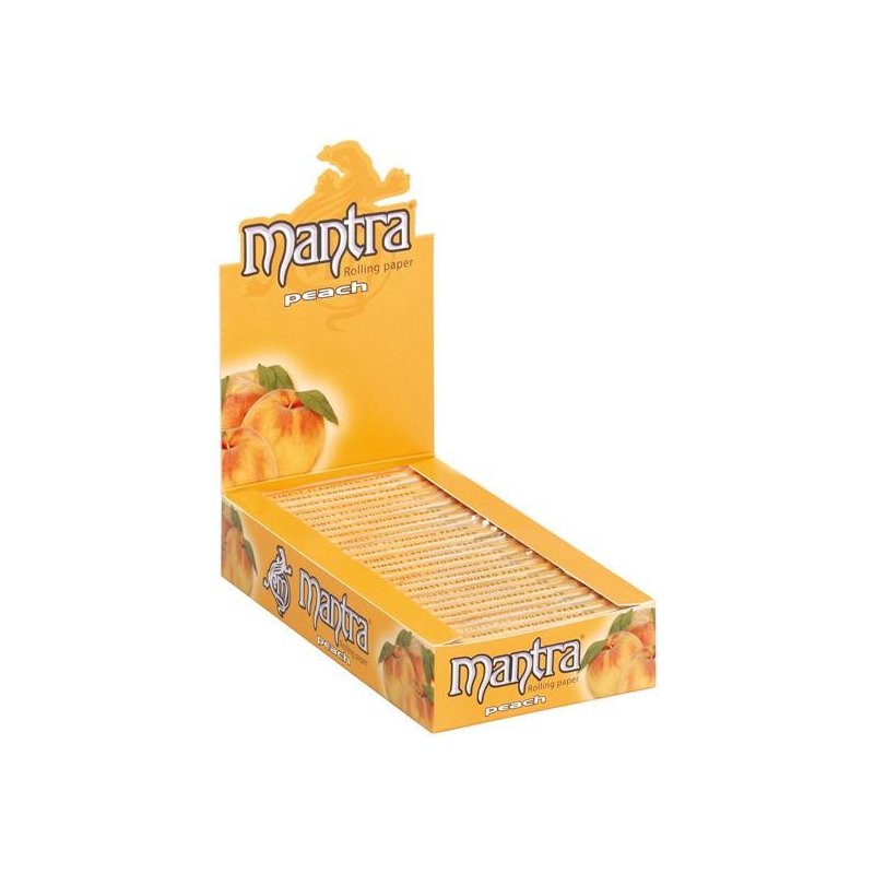 Foite rulat tigari Mantra Peach Medium 50
