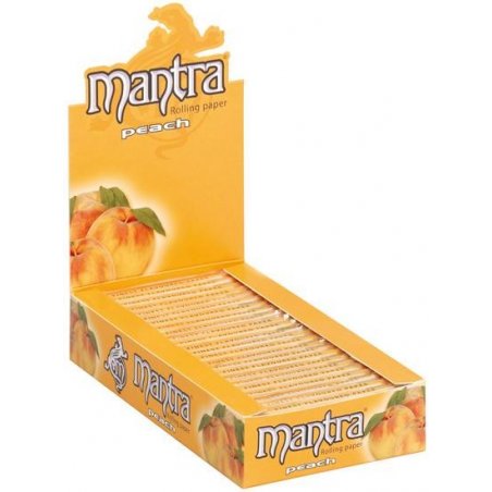 Foite rulat tigari Mantra Peach Medium 50